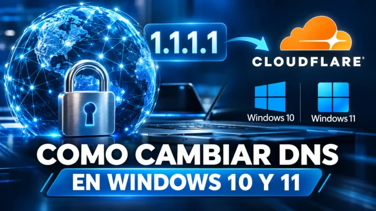 Cambiar dns en windows