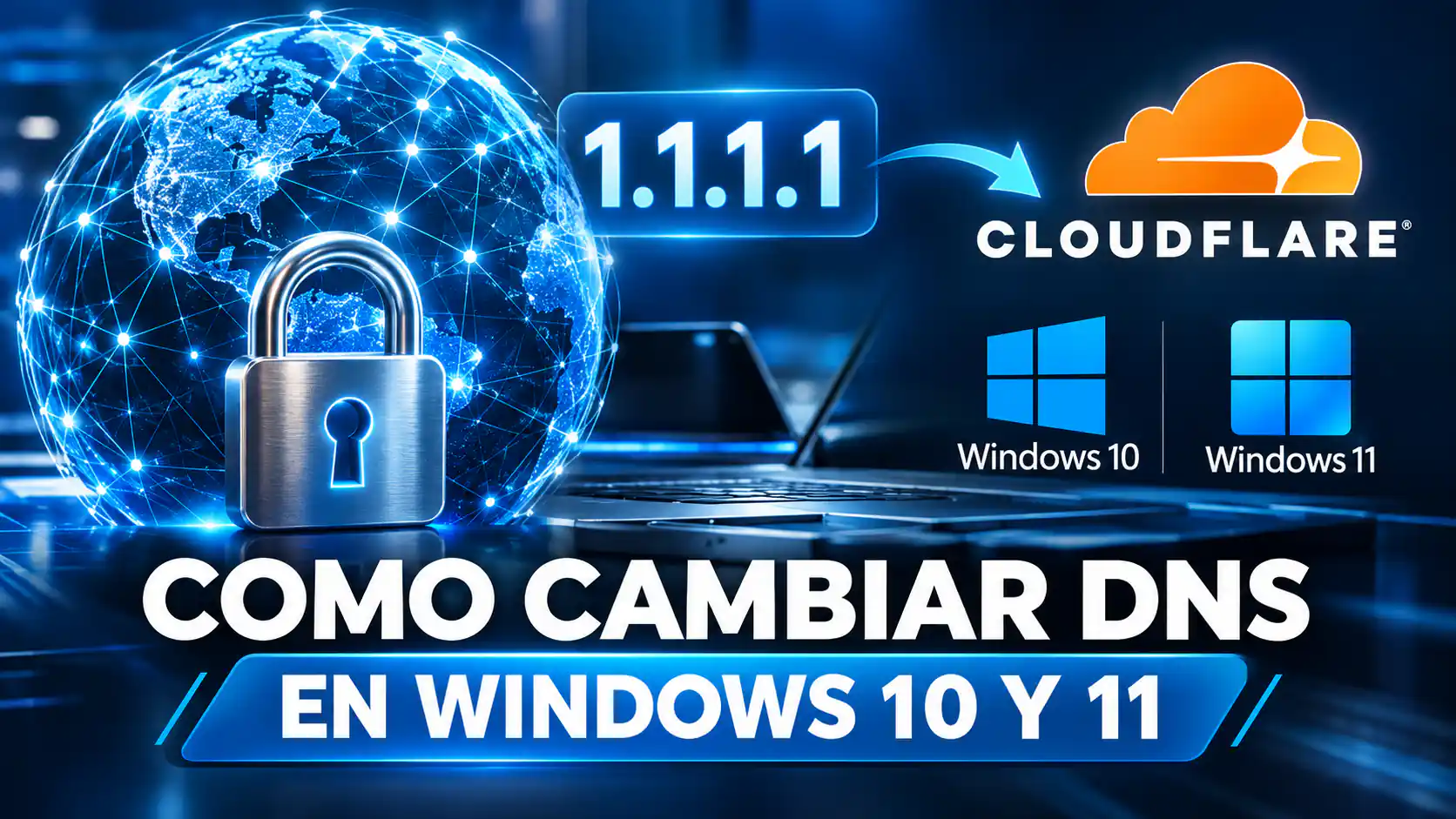 Cambiar dns en windows