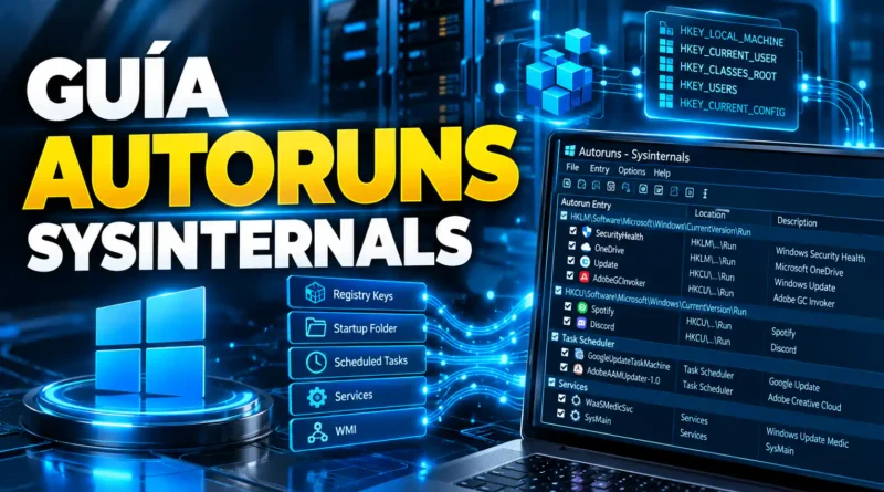 Autoruns Sysinternals guia